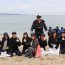 En Tomé alumnos y Autoridad Marítima recolectaron 200 kilos de basura