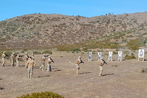 Cadetes Infantes de Marina realizaron período práctico en Campo de Entrenamiento