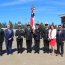 Comunidad de Curanilahue donó nuevo estandarte a la base de Infantería de Marina Tumbes