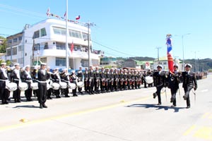 Armada y Talcahuano conmemoraron los 200 años de la captura de la Fragata Reina María Isabel