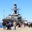 Durante todo el día, niños y adultos visitaron los buques Fragata “Lynch”, Petrolero “Araucano”, Patrullero “Piloto Pardo” y el museo RH “Huáscar”, que participaron en la jornada de puertas abiertas.