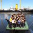 Durante todo el día, niños y adultos visitaron los buques Fragata “Lynch”, Petrolero “Araucano”, Patrullero “Piloto Pardo” y el museo RH “Huáscar”, que participaron en la jornada de puertas abiertas.