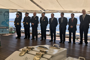 En el Buque Escuela “Esmeralda” se dieron a conocer actividades por el Bicentenario de la llegada de Cochrane a Chile