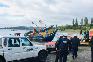 Autoridad Marítima de Castro incautó más de 4 mil kilos de alimentos de peces, una embarcación y un camión