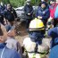 Personal naval continúa en las labores de rebusca de hombre desaparecido en el Río Tucapel