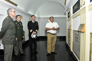 Delegación de la Intervención General de la Defensa de España comenzó visita oficial
