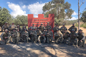 Cadetes Infantes de Marina realizaron actividad profesional en Batallón IM "Miller"