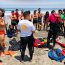 Nadadores de rescate de la Cuarta Zona Naval capacitan a salvavidas de Iquique