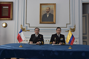 Concluyó reunión entre las Armadas de Chile y Colombia para fortalecer cooperación