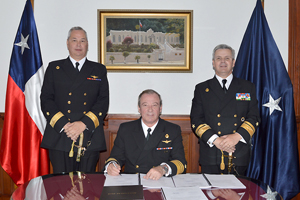 Se realizó el cambio de mando en la Comandancia en Jefe de la Segunda Zona  Naval - Armada de Chile