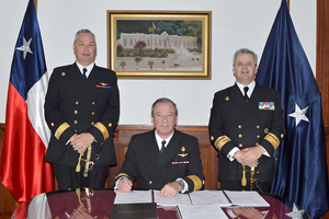 Se realizó el cambio de mando en la Comandancia en Jefe de la Segunda Zona Naval