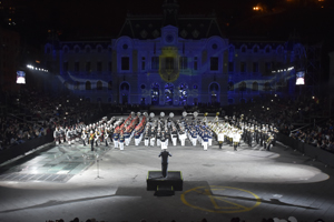 Más de 1.500 personas disfrutaron del Gran Tattoo de Bandas Militares en Valparaíso
