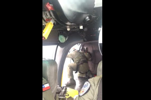 Helicóptero de la Segunda Zona Naval rescató cuerpo de surfista que perdió la vida en playa Boca Buchupureo