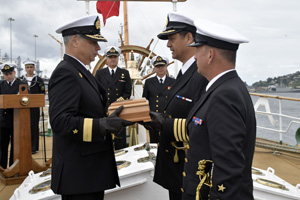 Cambio de mando de la Dirección de Recuperación de Unidades de la Armada
