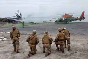 Cadetes Infantes de Marina realizaron período de entrenamiento en el norte del país