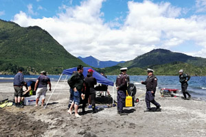 Con apoyo de robot submarino se encontró cuerpo de hombre en lago Ranco
