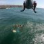 Helicóptero naval rescató a dos menores de edad en San Antonio