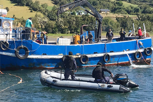 Más de 5 toneladas de almejas fueron incautadas cerca de Calbuco