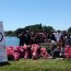 Marinos se unieron al operativo de limpieza en el río Valdivia