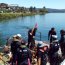 Marinos se unieron al operativo de limpieza en el río Valdivia