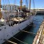 9 horas duró el trabajo de mantención del casco del Buque Escuela “Esmeralda”