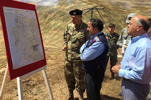Ministro de Defensa (s) conoció el trabajo que realizan las FF.AA. para la seguridad de las zonas rurales en el sur