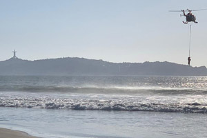 Armada rescató 9 personas en dos días en balnearios de La Serena