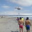  Niños de 6 y 15 años fueron rescatados por helicóptero de la Armada desde playa de El Tabo  