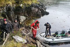 Sigue búsqueda de joven desaparecido en Isla Santa Inés