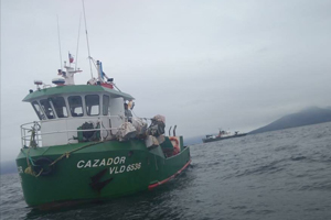 Armada y SERNAPESCA decomisaron tres toneladas de recurso centolla en área de Puerto Aguirre