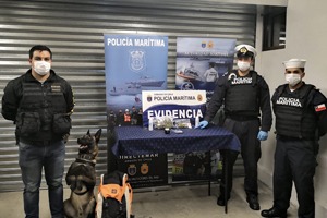 Operativo en Quellón permitió detección de droga en barcaza