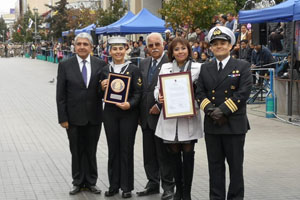 La primer mujer Marino de Ovalle fue declarada Hija Ilustre