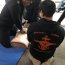 8 primeros 'nadadores escogidos' entrenan en las bajas temperaturas de la Magallanes
