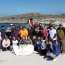 Capitanía de Puerto y Lancha de Servicio General Coquimbo participaron en la primera limpieza de playa en Isla Damas