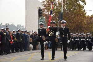 Municipalidad de Vitacura conmemoró las Glorias Navales con un desfile