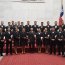 Delegación de la Escuela Naval participó en la ceremonia de presentación del pabellón de combate del 