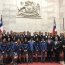  Delegación de la Escuela Naval participó en la ceremonia de presentación del pabellón de combate del 