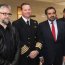 Delegación de la Escuela Naval participó en la ceremonia de presentación del pabellón de combate del 