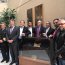 Delegación de la Escuela Naval participó en la ceremonia de presentación del pabellón de combate del 