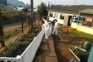 Marinos de la Guarnición Naval Talcahuano realizaron un operativo cívico en escuela de Tomé Marinos de la Guarnición Naval Talcahuano realizaron un operativo cívico en escuela de Tomé
