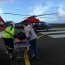 Abuelo que sufrió grave accidente tras desbarrancar 8 metros fue evacuado de urgencia en helicóptero naval