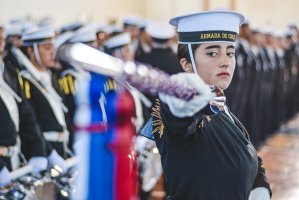 Escuela de Grumetes conmemoró una década del ingreso de la primera promoción mixta de línea