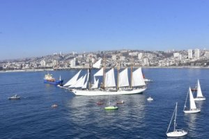Buque Escuela “Esmeralda” zarpó para dar inicio a su 64° crucero de instrucción