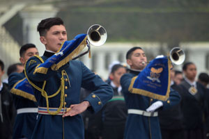 Cerca de 300 escolares participaron en encuentro de Bandas Escolares en la Base Naval Talcahuano