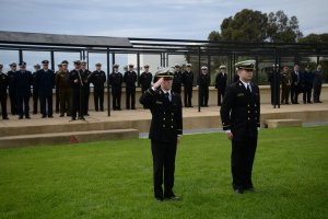 Cadetes de EE.UU. inician proceso de intercambio en la Escuela Naval "Arturo Prat"