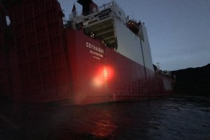 Motonave sufrió accidente en las cercanías de Puerto Aguirre