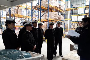 Cadetes Abastecimiento de la Escuela Naval realizaron periodo profesional en distintas reparticiones de la Armada