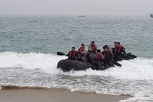 Apolinav realizó curso "Operador Patrón de Bote de Goma" para personal que servirá en la Antártica durante 2020