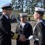 Segunda Generación Mixta de Marineros Conscriptos realizan juramento a la bandera