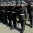 Soldados Infantes de Marina del Servicio Militar realizaron juramento a la Bandera